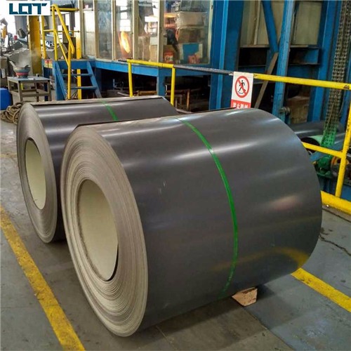 Prepainted steel coil on galvanized basis